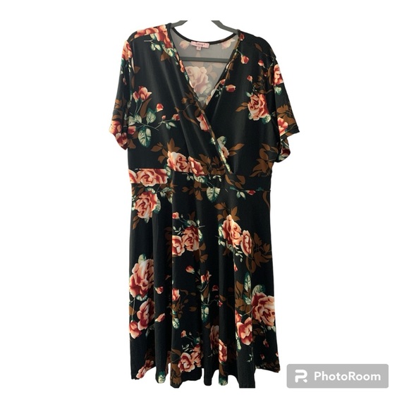 Ahlaray Floral Dress Size 2x - Picture 1 of 6